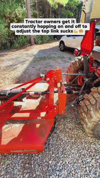 Garvee 3 Point Quick Hitch 3000 LBS Lifting Capacity Tractor - Orange