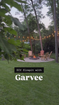 Garvee 30" Fire Pit Ring - 1.5mm Rust-Resistant Steel, 36" Outer Diameter, Customizable for In-Ground or Above-Ground Outdoor Use