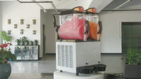Garvee Commercial Slushy Machine 45L (15L x3) 600W – Stainless Steel & Food-Grade PC Tanks for Restaurants, Bars, Events