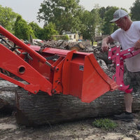 Garvee Heavy Duty Log Lifting Tongs: 28 inch 4 Claw Log Grapple for Logging Tongs,Eagle Claws Design with 4409-5500 lbs , Lumber Skidding Logging Grabber