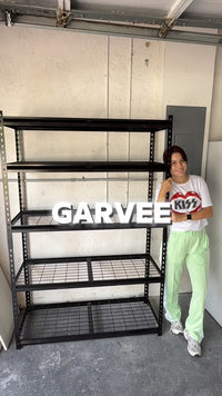 Garvee Wire Shelving Storage Shelves 5-Shelf Adjustable Wire Shelf Heavy Duty Storage Shelving Unit Commercial Metal Wire Rack 48L x 18W x 72H,Black