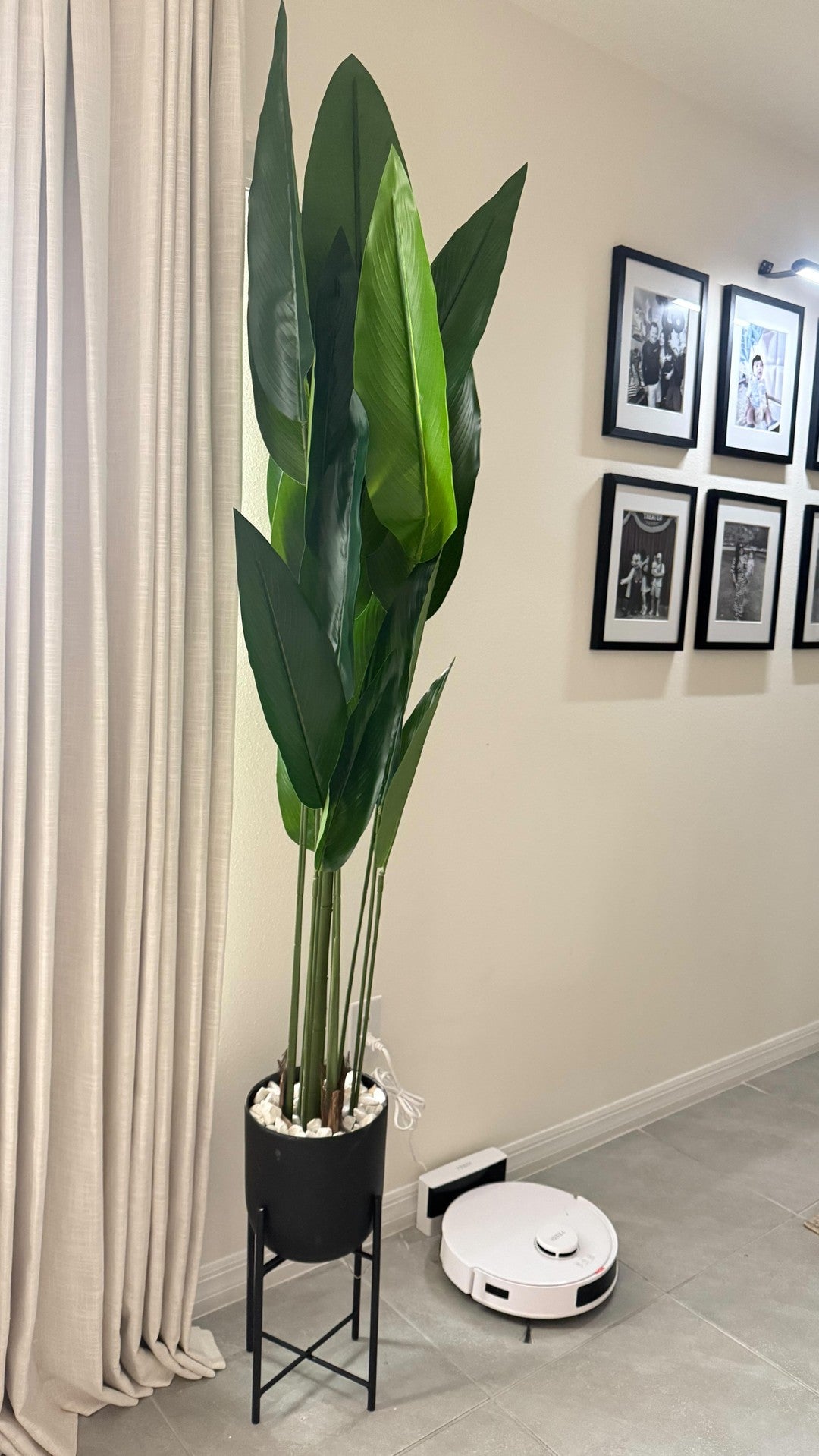 Garvee 6FT Artificial Bird of Paradise Plant, 2-Pack Fake Palm Trees with 17 Leaves, Faux Plants for Indoor & Outdoor Home Office Decor, Perfect Housewarming Gift