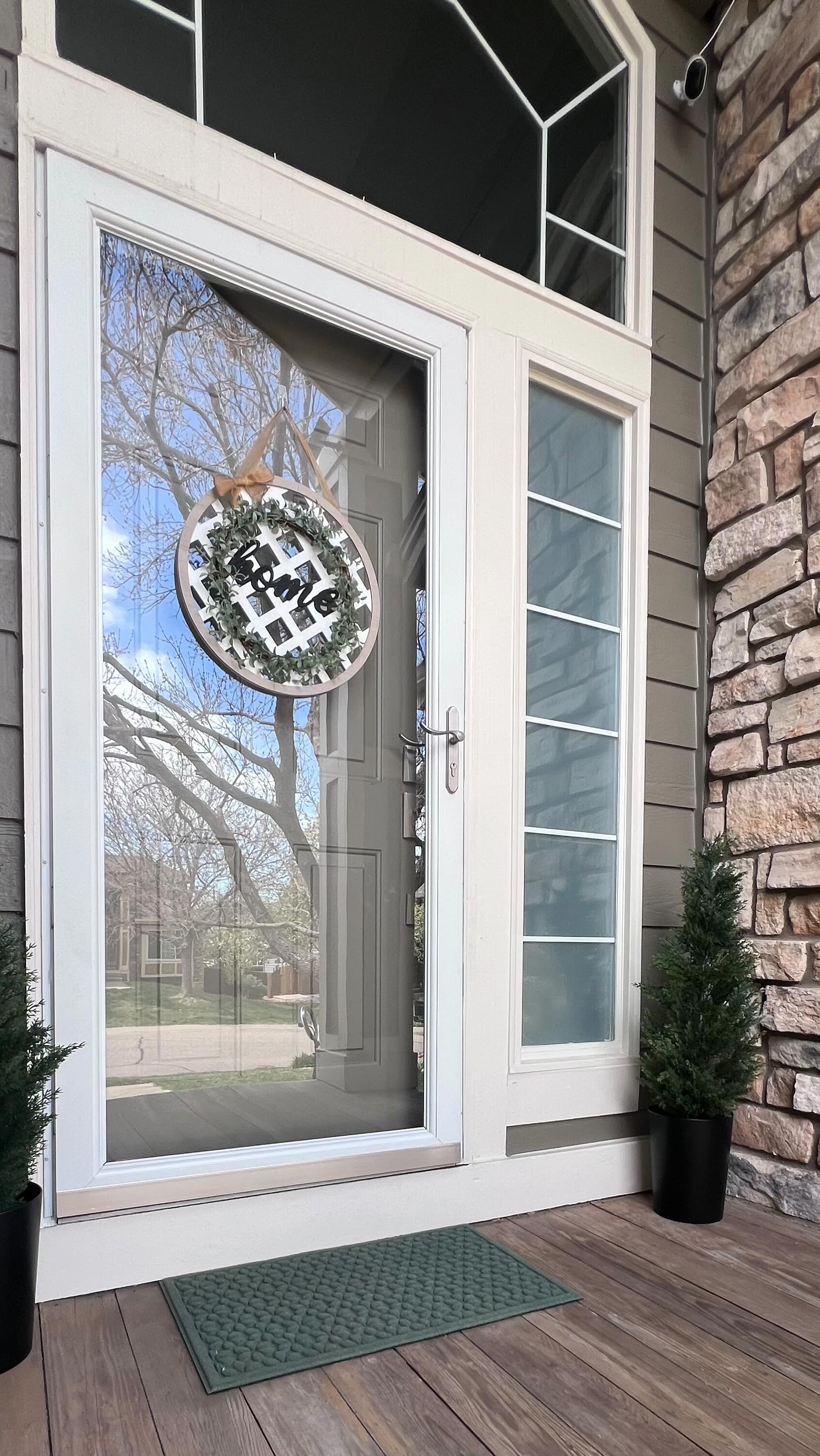 Garvee Artificial Cedar Topiary Trees for Home Decor 3ft(2pcs) Fake Cypress Trees Potted Faux Evergreen Plants for Outdoor Indoor Front Porch Garden Set of 2