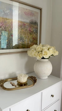 Garvee White Dresser for Bedroom, Wood Dresser Organizer, 5 Drawer Dresser with Deep Space, Storage Cabinet for Living Room, Entryway, Hallway, Home Office