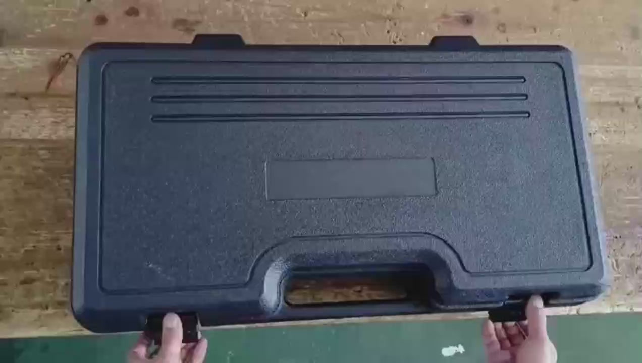 Garvee 12 Ton Porta Power Hydraulic Jack Kit with 4.6 ft Oil Hose for Car and Truck Repair, 26455 Lbs Capacity, Storage Case Included