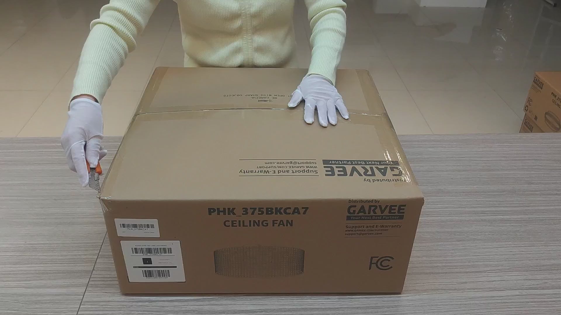 Garvee 20" Boho Rattan Ceiling Fan with Light - Flush Mount Fandelier, Handwoven Caged Design, 6-Speed Reversible Remote, E26 Bulb Base - Bedroom Living Room Nursery