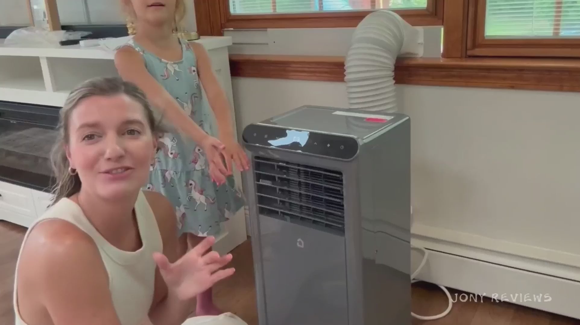 Garvee 10,000 BTU Portable Air Conditioner with Dehumidifier, Cooling, Fan 3-In-1, Drainage-Free Cooling, Cools Up to 450 Sq. Ft. with Remote Control, Gray