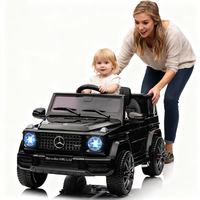 Garvee Ride P Series 12V Mercedes-Benz G63 Ride-On: Remote Control, Suspension, Soft Start, LED, Bluetooth, Music, 2x25W Motors - Black