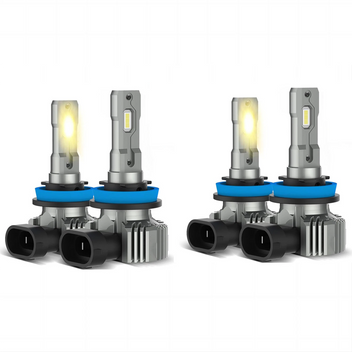 Garvee H11 Headlight Bulbs, 450% Brightness Headlights Bulbs, 12000 Lumens Wireless H11/H9/H8 Bulbs,Pack of 4