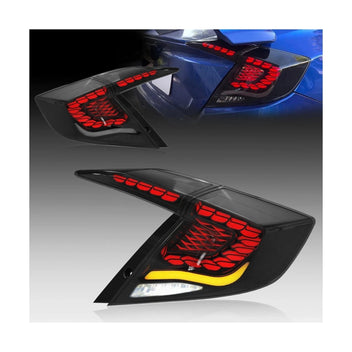 Garvee For 2016-2021 Honda Civic 10th Gen Sedan LED Tail Lights Rear Lamp Left + Right