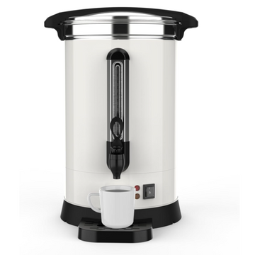 Garvee 80 Cups Coffee Urn,12L/3.2 Gallon Double Wall Commerical Coffee Maker for Buffet Catering Wedding Gathering,Large Capacity Hot Coffee Dispenser,Stainless Steel Hot Water Urn