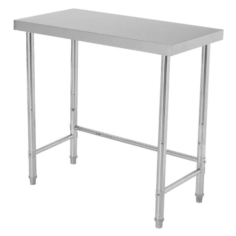 Garvee 36"L X 18"W X 35"H Stainless Steel Prep Table Commercial Utility Work Table, Open Base, Durable, Weather-Resistant