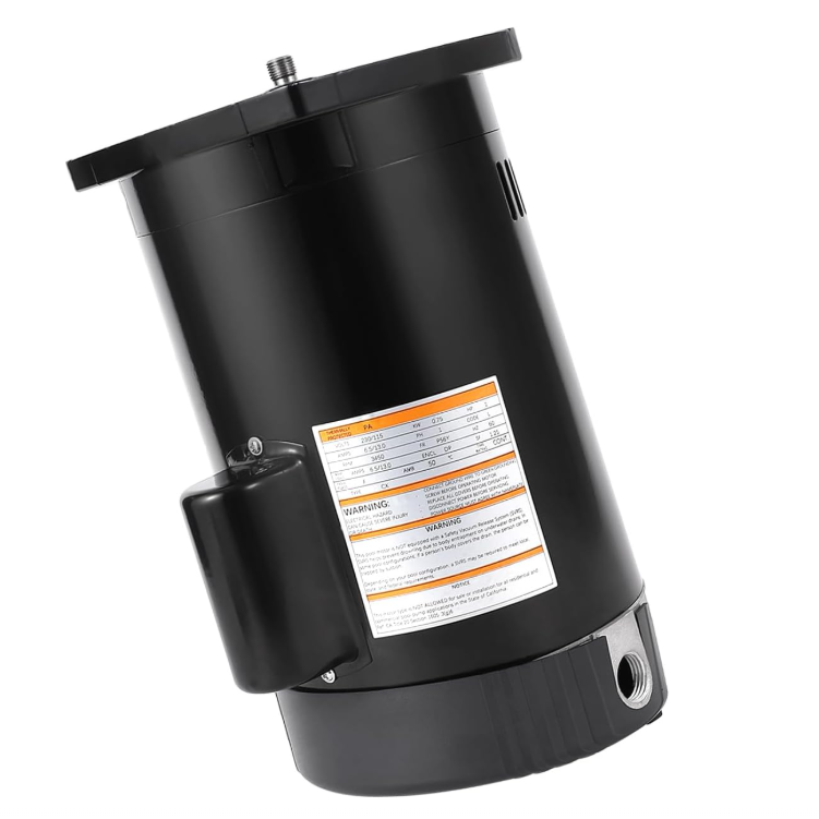 Garvee B2853 Pool Pump Motor Replacement 1.5HP 3450RPM Dual Voltage 115V/230V Compatible With A.O. Smith Century P56Y Frame Overheat Protection Swimming Pool Pump Parts