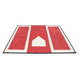 Garvee 6.5' x 4' Baseball Hitting Net with Built-in Strike Zone, Portable Batting Training System for Hitting, Pitching, and Fielding Practice - Red