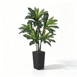 Garvee 5FT Artificial Dracaena Tree with Black Tall Planter, Tall Fake Tree for Living Room Indoor, Faux Plant in Pot for Home Office Porch Decor, Easy Assembly