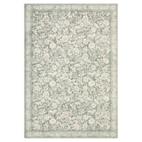 Garvee 8' x 10' Farmhouse Floral Area Rug, Machine Washable Non-Slip Low-Pile Non-Shedding Rug for Living Room & Bedroom, Light Green - Light Green