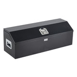Garvee 48"X15"X15" Heavy-Duty Steel Trailer Tongue/Truck Bed Tool Box - Weatherproof Rust-Resistant Lockable Storage Chest w/ Rubber Gasket Seal, Black - Black