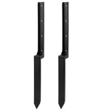 Garvee Heavy Duty Steel Fence Post Repair Kit, Ground Spike Anchor Stakes for Leaning and Broken Fence Post Fixing