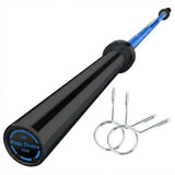 Garvee 7FT Barbell Bar - 1500LB Capacity Barbell with 29mm Shaft, 2" Sleeves, Needle Bearings & Diamond Knurling for Weightlifting, Bench Press & Power Training - Blue - Blue