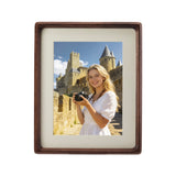 Garvee Solid Walnut Wood Picture Frame, Mortise & Tenon Joinery, Acrylic Front, Tabletop or Wall Mount, Easy-Change Design, Rustic Modern Decor - Tan - 10 in (8x10) (Inner 20.3 x 25.4 cm)