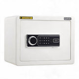 Garvee XS-300 1.2 Cu. Ft. Biometric Fingerprint Safe Box, 2-Tier Heavy-Duty Carbon Steel Digital Safe (17.7"x14.8"x14.8") with Removable Shelf for Home, Office, Cash & Documents (White, 26.5 Lbs) - White
