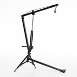 Garvee Heavy Duty Pickup Truck Crane– 1000 Lbs Capacity Hitch Mount Crane with 360° Swivel & Adjustable Boom, Heavy Duty Steel Shop Crane for Garage, Black