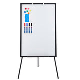 Garvee Magnetic Portable Dry Erase Easel Whiteboard – 36"X24" Tripod Height Adjustable Flipchart Stand for Office, Classroom, Home (Black) - Black
