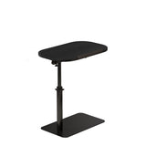Garvee Minimalist Height Adjustable End Table, Side Table Sofa Tray for Couch 360° Swivel Laptop Stand for Couch Recliner, c-Shaped Small Bedside Tables for Couch Bedside Hospital Bed Black - Black