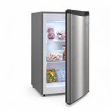 Garvee Upright Freezer 3.1 Cu Ft, Single-Door Vertical Deep Freezer - Adjustable Shelves - Mechanical Temperature Control - Freestanding for Garage, Kitchen & Home