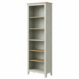 Garvee 6-Tier Tall Bookshelf, 70.3 in Open Shelf Bookcase - Wooden Floor Standing Storage & Display Shelving Unit - Narrow Organizer for Home Office/Living Room - Light Green Wood - Light Green& Wood Color