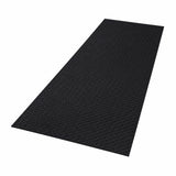 Garvee 4' × 8' Heavy Duty PVC Garage Floor Mat, Waterproof Anti-Slip Floor Protector for Garage, Car & Workshop, Black - Black
