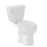 Garvee Elongated ADA Height Two-Piece Toilet - 17" Comfort Height, Soft-Close Seat - 1.28 GPF Water-Saving Quiet Flush, Easy Install, 12" Rough-In - White
