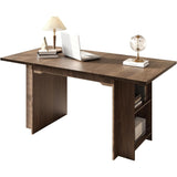 Garvee 63 Inch Dining Table for 4-6, Farmhouse Rectangular Kitchen Table with Waterproof Wood Tabletop, Heavy Duty Legs & 2-Tier Storage Shelves for Kitchen, Dining Room, Grey