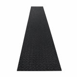 Garvee 4' × 15' Heavy Duty PVC Garage Floor Mat, Waterproof Anti-Slip Floor Protector for Garage, Car & Workshop, Black - Black