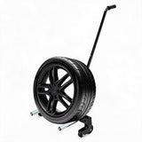 Garvee 500 LBS Heavy-Duty Tire Dolly, Adjustable Heavy-Duty Wheel Moving Cart Tire Transport Tool for Effortless Tire Moving & Storage in Garages, Workshops, Auto Repair Shops, Black