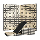 Garvee 3D Acoustic Wood Wall Panels, 12 x 12 in Sound Absorbing Slat Panels with PET Felt Backing, Geometric Wall Decor for Home Theater & Recording Studio, Walnut, 12-Pack - J01TQ12-1 12pcs Walnut Wood - 12 Pcs-Walnut