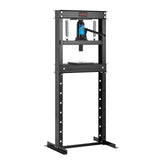 Garvee 12 Ton Hydraulic Press, H-Frame Hydraulic Shop Press, Adjustable Benchtop Floor Hydraulic Press for Automotive Repair, Metalworking, Industrial Workshop,Black