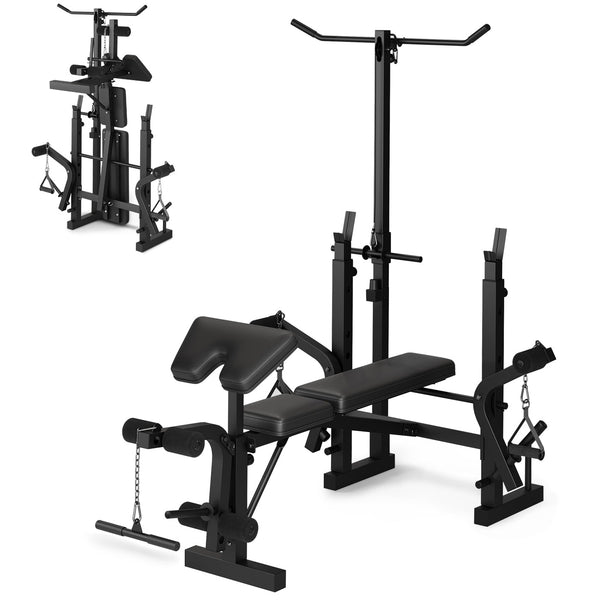 Garvee Weight Bench Multi-Function Home Gym Strength Trainer 4-in