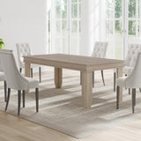 Garvee Farmhouse Dining Table for 6-8 – 70.9" Heavy-Duty Rectangular Wooden Kitchen Table – Sturdy Frame, Modern Rustic Design – Easy Assembly – Ideal for Family Gatherings – Pear Wood Color - Natural Oak