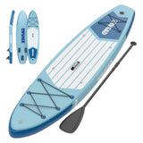 Garvee Inflatable Stand Up Paddle Board, 10'6"/11" Paddle Boards with Premium Accessories, Non-Slip EVA Deck, Ultra-Light Carry Bag Pump, SUP for Youth & Adults of All Skill Levels - Ocean Blue