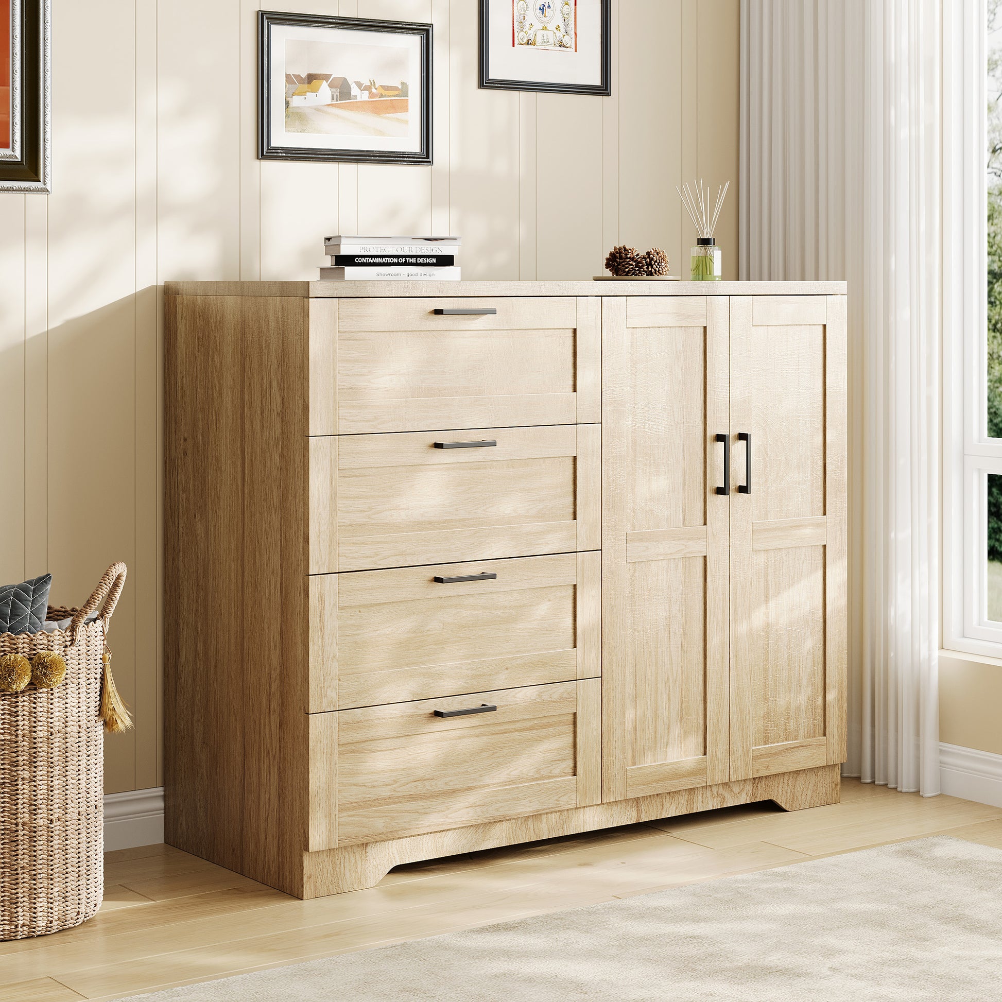 dresser armoire Matera look no further Garvee Multifunctional Wooden Dresser 2