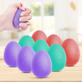 Garvee 9 Pack Egg-Shaped Hand Grip Strengthener Balls - Stress Relief Squeeze Balls for Hand Therapy, Finger Exercise, Grip Training & Anxiety Relief (Orange, Teal, Purple) - Orange+Teal+Purple
