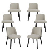 Garvee Velvet Upholstered Dining Chairs Set of 2 - Modern Mid-Century, Curved Backrest, Heavy Duty Metal Legs - Comfortable Seating for Kitchen or Restaurant - Easy Assembly - Khaki