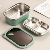 Garvee Leakproof & Portable Bento Lunch Box – 1200ml Stainless Steel Food Container, Eco-Friendly & BPA-Free, for Adults, Kids, Teens, School, Office, Picnic – Green