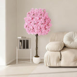 Garvee 6FT Silk Cherry Blossom Tree | Artificial Flowering Tree with Realistic Trunk & Blossoms for Elegant Indoor/Outdoor Decor