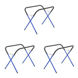 Garvee Heavy Duty Portable Folding Work Stand - 750 lbs Capacity Workbench - Ideal for Bumpers, Fenders, Doors, Hoods - Professional Garage & Workshop Material Handling Table - Blue