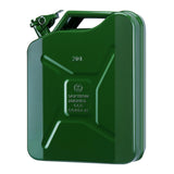 Garvee Metal Gas Can - 20L (5.3 Gallon) Jerry Can Style, Leak-Proof, Heavy-Duty Cold-Rolled Steel, Rust-Proof and Portable for Vehicles, Farms, and Overlanding, Green