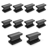 Garvee 10-Pack Round Cabinet Knobs - Matte Black, Zinc Alloy Drawer Pulls, Modern Hardware for Kitchen Cabinets, Dresser & Vanity - Finish: Matte Black