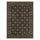 Garvee 9' × 12' Vintage Persian Medallion Area Rug, Machine Washable Non-Slip Low-Pile Soft Rug for Living Room, Bedroom & Dining Room, Red/Brown - Red/Brown