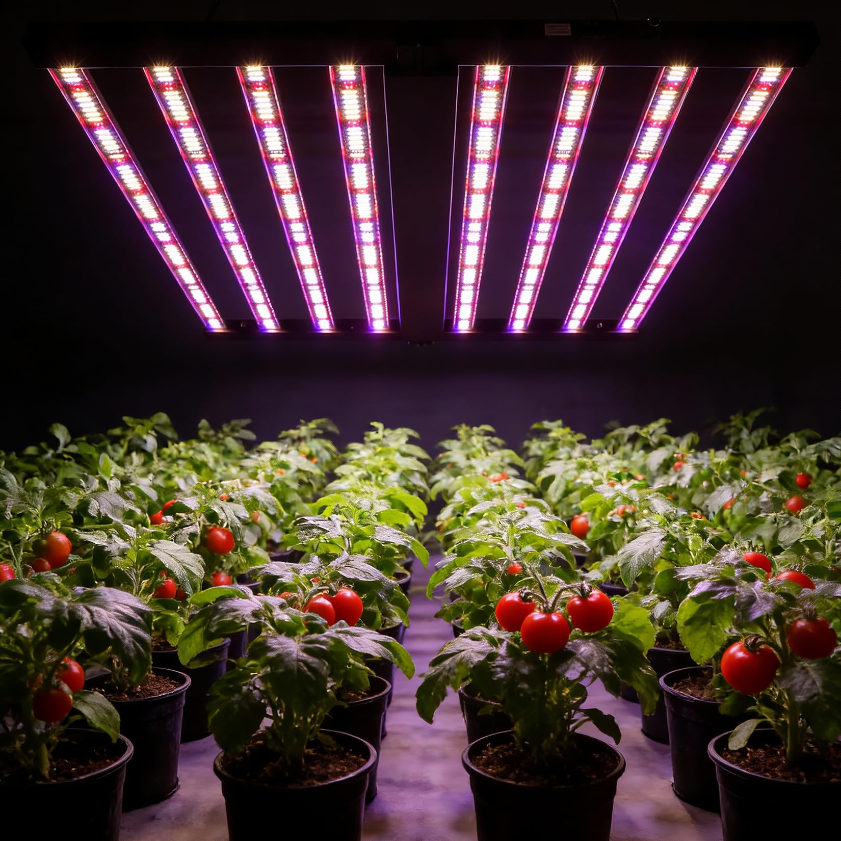 Garvee 600W 8-Bar LED Grow Light with Dimmable Full Spectrum